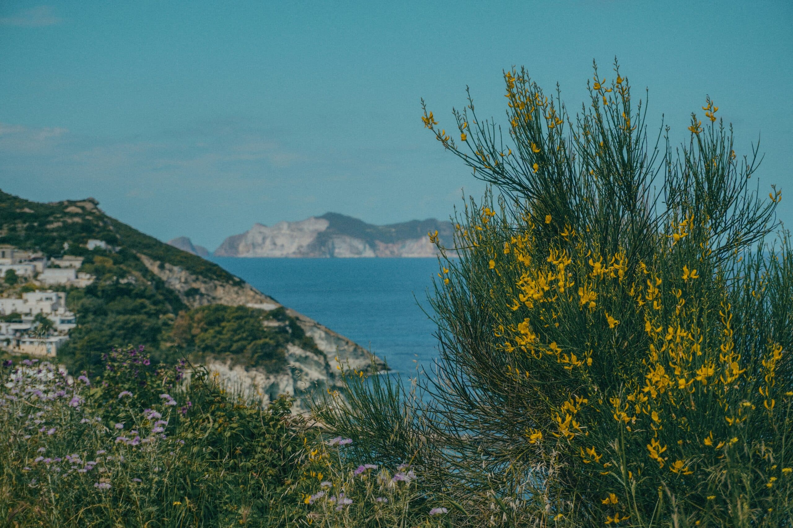 Italian Tyrrhenian coastline at golden hour — Open Up Italy tours