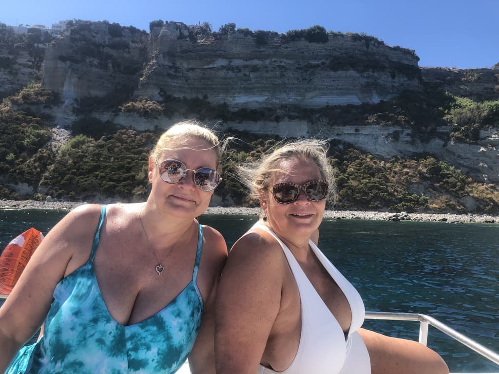Barbara T. on tour with Open Up Italy — Ponza · August