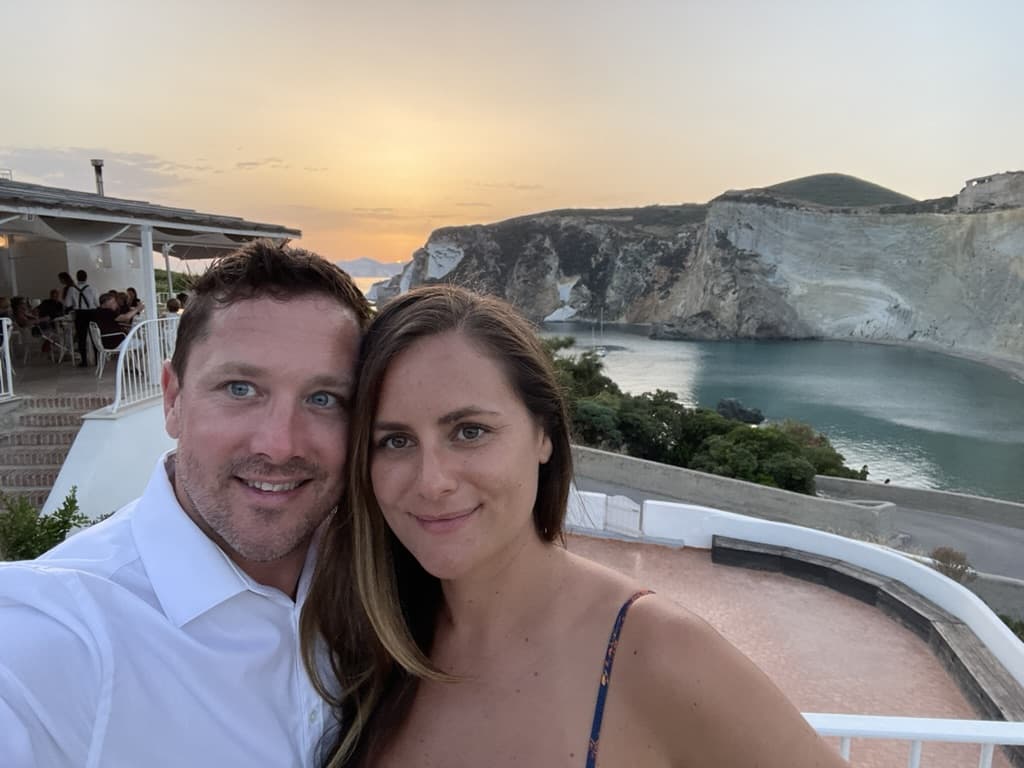 Nicholas S. on tour with Open Up Italy — Ponza · June