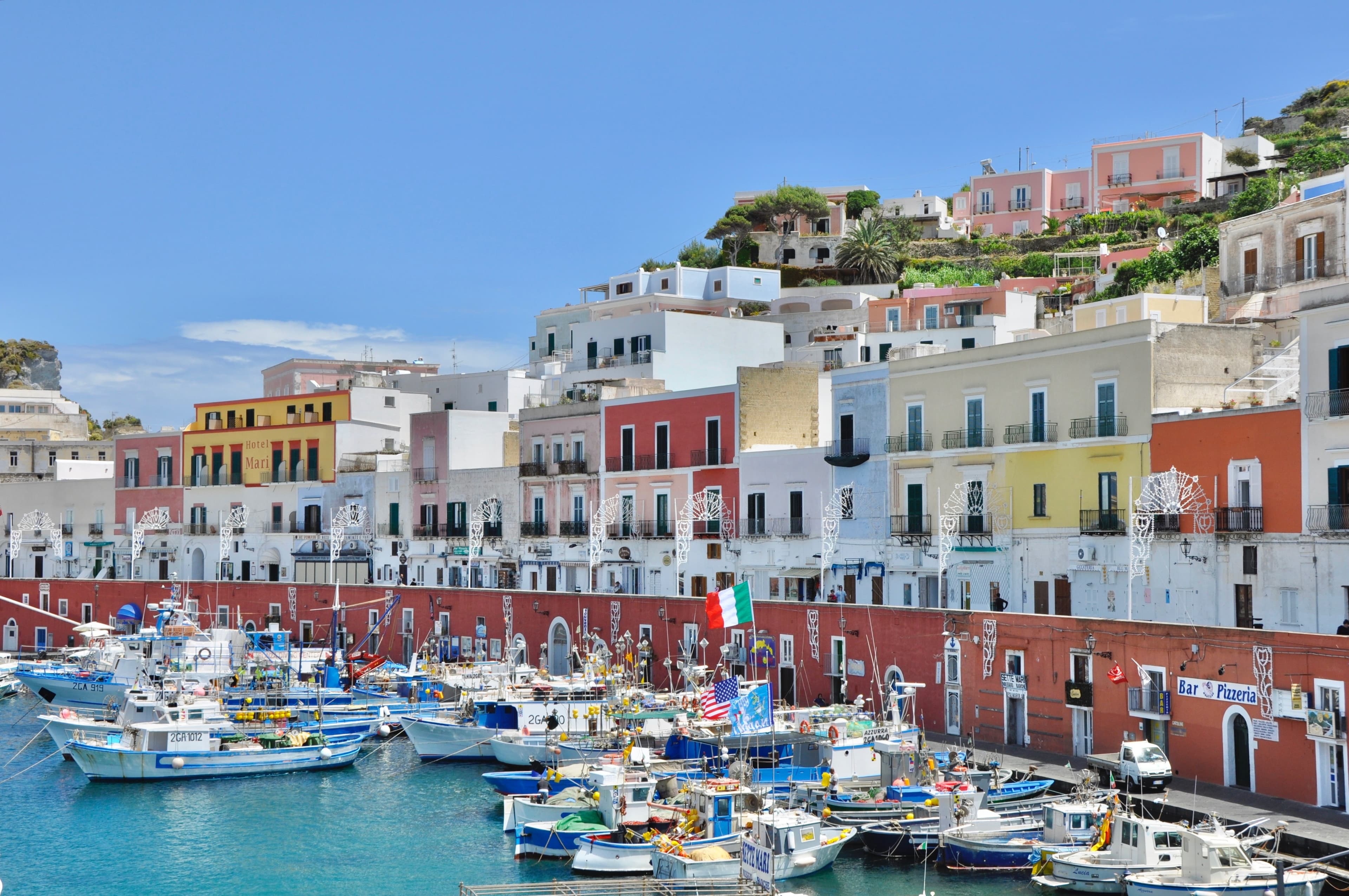 Ponza Island — boat tour and coastal views